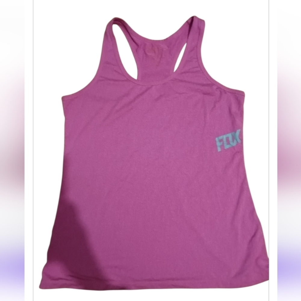 Women's Pink Tank Top Fox Head
